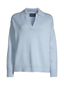 Lexington - Cashmere Blend Polo -neule - 506 LIGHT BLUE MELANGE | Stockmann