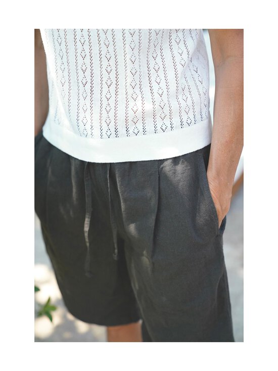 BLUE - Lina Linen -pikeeneulepusero - WHITE | Stockmann - photo 3