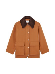 Ganni - Heavy Twill -takki - 05W CINNAMON SWIRL | Stockmann