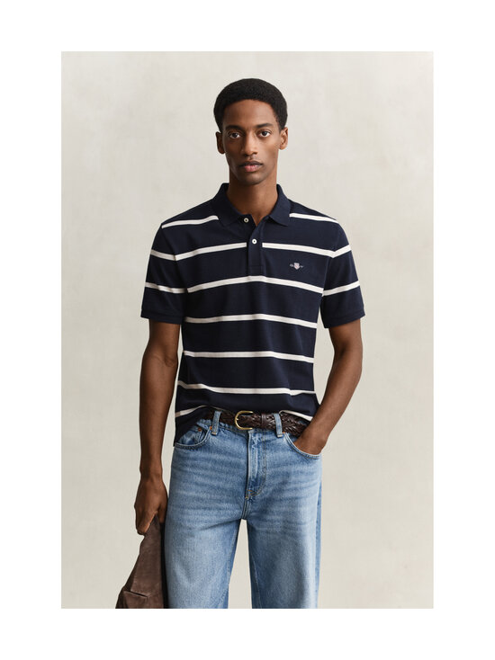 GANT - Svītrains polo krekls - 433 EVENING BLUE | Stockmann - photo 2