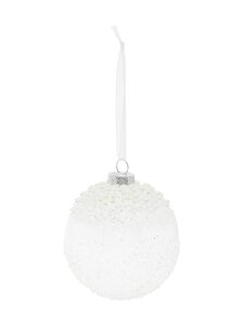 Villa Stockmann - Ornament-lasipallo 8 cm - WHITE Villa Stockmann - Ornament-lasipallo 8 cm - WHITE | Stockmann