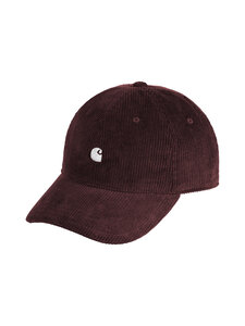 Carhartt WIP - Velvetkangast nokkmüts Harlem - 3YAXX AMARONE / WHITE /--- | Stockmann