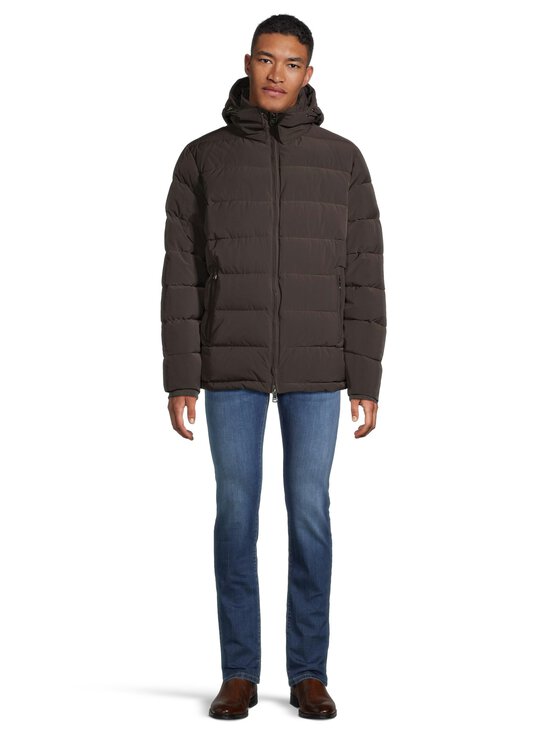 Oscar Jacobson - Hooded Puffer -toppatakki - 572 TERRA BROWN | Stockmann - photo 2