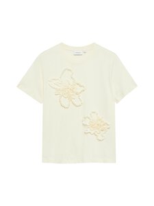 Comma - Flower Deko t-paita - 04E7 WHITE | Stockmann