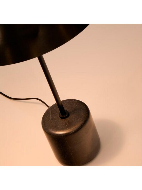 Kave Home - Sayra-pöytävalaisin musta metalli / musta marmori - BLACK | Stockmann - photo 4