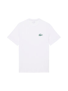 Lacoste - Crewneck t-paita - 737 WHITE/GREEN | Stockmann