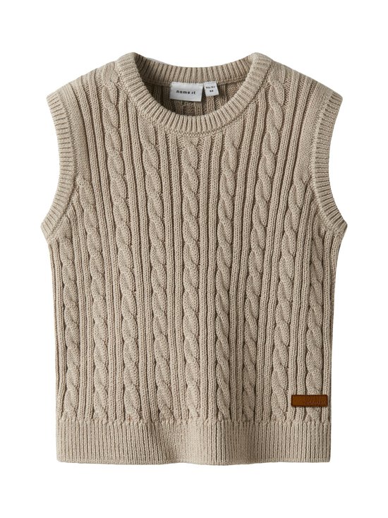 Name It - NmmRoman Slipover -neuleliivi - ISLAND FOSSIL | Stockmann - photo 1