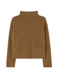 Filippa K - Mika Yak Funnelneck -neulepusero - MID BROWN | Stockmann