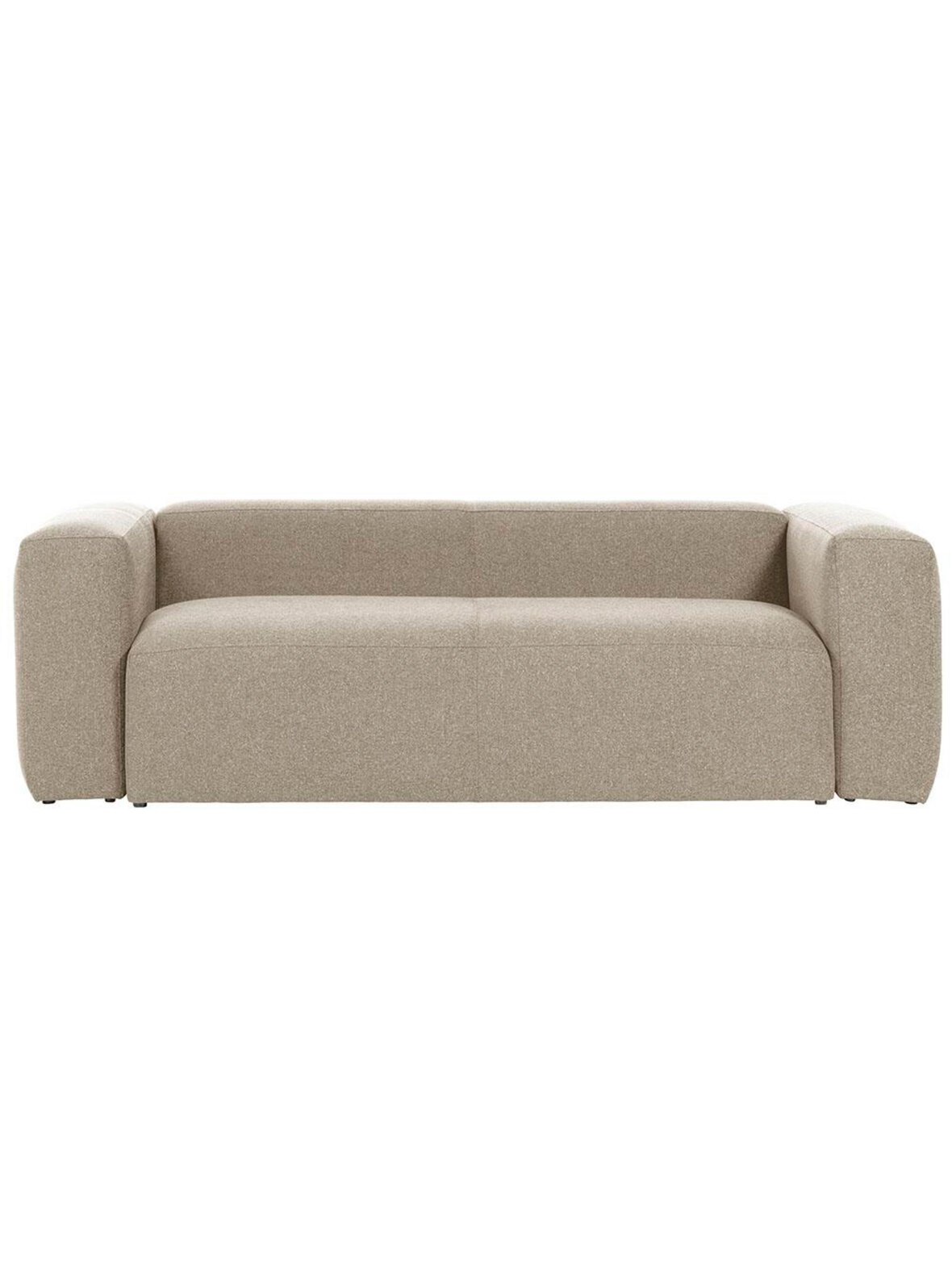 Blok-sohva beige l 240 cm