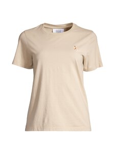 Maison Kitsuné - Lady Fox t-paita - 0303 FEATHER BEIGE | Stockmann