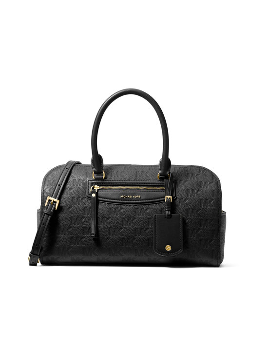Michael Michael Kors - Jet Set Travel Medium Duffle Satchel -nahkalaukku - 001 BLACK | Stockmann - photo 1
