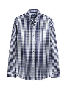 GAP - Rauth Basic Standard poplīna krekls ar apkakli - NAVY GINGHAM | Stockmann