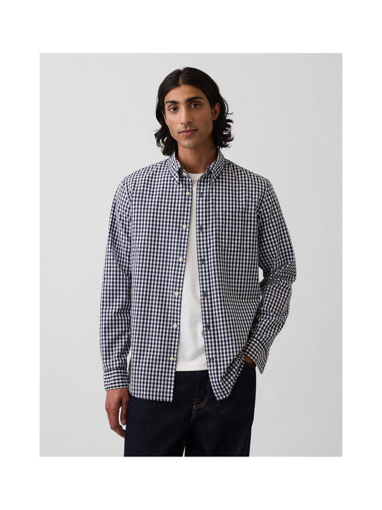 GAP - Rauth Basic Standard poplīna krekls ar apkakli - NAVY GINGHAM | Stockmann - photo 2