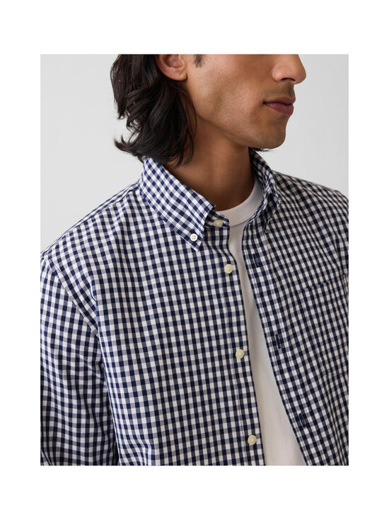 GAP - Rauth Basic Standard poplīna krekls ar apkakli - NAVY GINGHAM | Stockmann - photo 6
