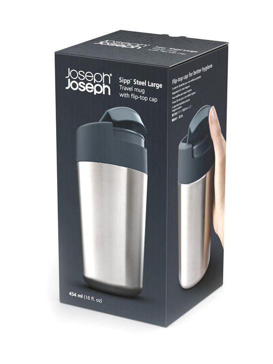 Joseph Joseph - Termoskruus Sipp Steel Large 454 ml - STEEL - photo 2 Joseph Joseph - Termoskruus Sipp Steel Large 454 ml - STEEL | Stockmann - photo 2