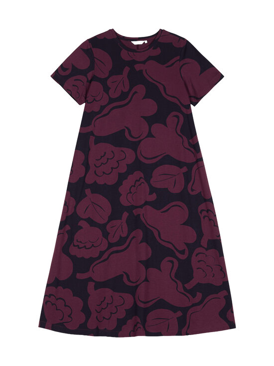 Marimekko - Pisteinen Kukasta Kukkaan -mekko - 450 DARK PURPLE, DARK NAVY | Stockmann - photo 1