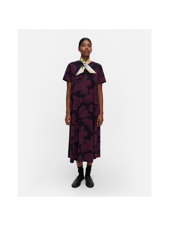 Marimekko - Pisteinen Kukasta Kukkaan -mekko - 450 DARK PURPLE, DARK NAVY | Stockmann - photo 2
