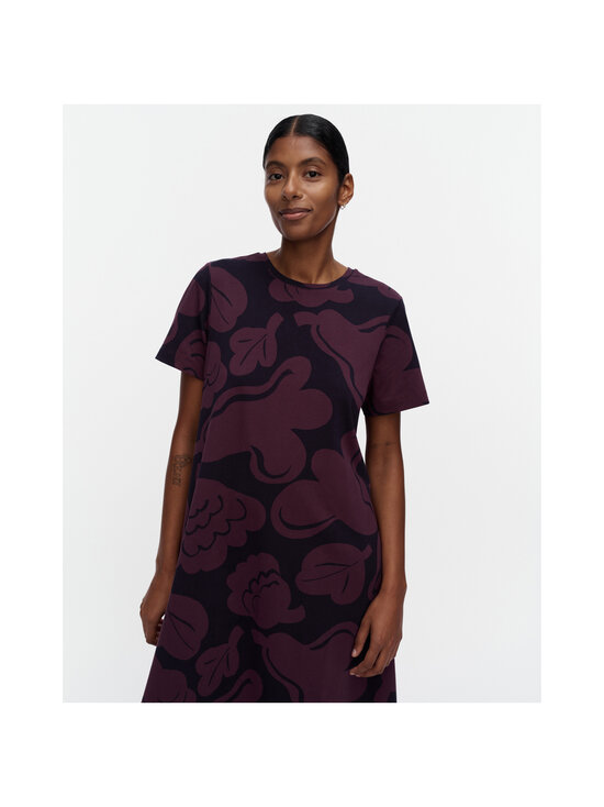 Marimekko - Pisteinen Kukasta Kukkaan -mekko - 450 DARK PURPLE, DARK NAVY | Stockmann - photo 5