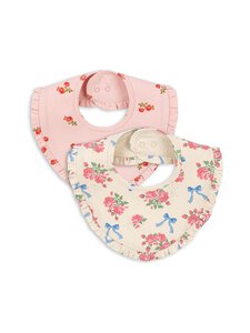 Konges Sløjd - Basic Frill -ruokalappu 2-pack - BELLA ROSITA/ROSA PINK Konges Sløjd - Basic Frill -ruokalappu 2-pack - BELLA ROSITA/ROSA PINK | Stockmann