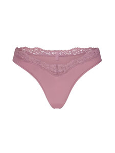 SKIMS - Fits Everybody Lace Dipped -stringit - MUTED MAUVE | Stockmann