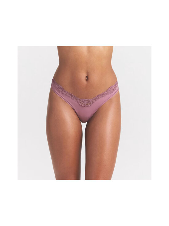 SKIMS - Fits Everybody Lace Dipped -stringit - MUTED MAUVE | Stockmann - photo 2