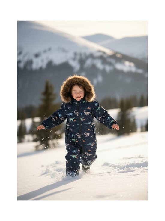 Name It - NmmSnow10 ziemas kombinezons - DARK SAPPHIRE AOP:DINO EARTH | Stockmann - photo 8