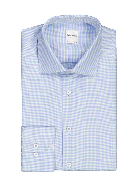 Stenströms - Slimline Cuff Contrast -kauluspaita - 110 LIGHT BLUE | Stockmann - photo 1