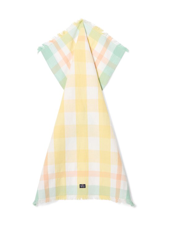 Lexington - Checked Linen/Cotton -keittiöpyyhe 50 x 70 cm - YELLOW/WHITE/GREEN | Stockmann - photo 2