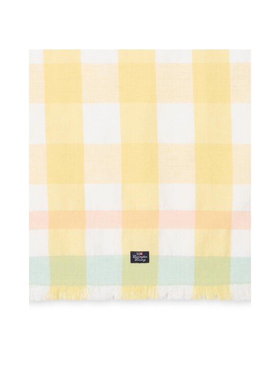 Lexington - Checked Linen/Cotton -keittiöpyyhe 50 x 70 cm - YELLOW/WHITE/GREEN | Stockmann - photo 3