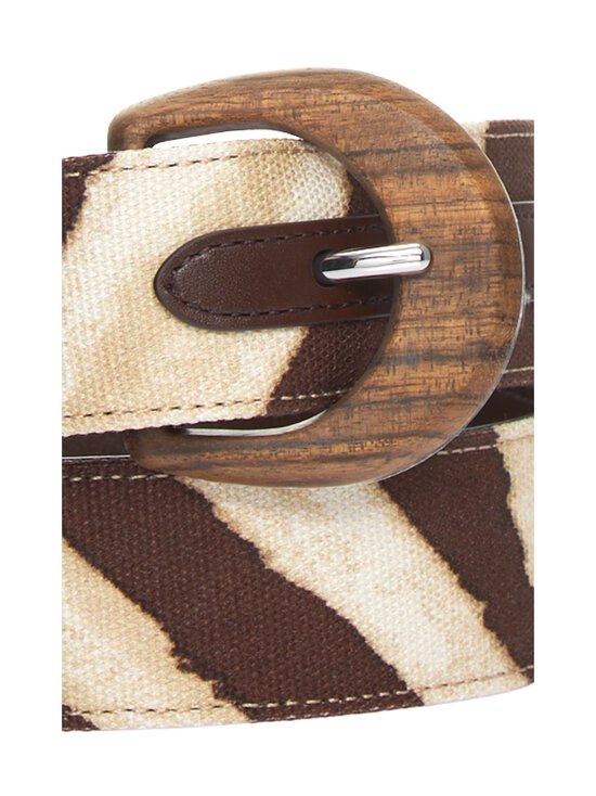 Lauren Ralph Lauren - Vöö Wood Buckle - ZEBRA/DARK HICKORY - photo 2 Lauren Ralph Lauren - Vöö Wood Buckle - ZEBRA/DARK HICKORY | Stockmann - photo 2