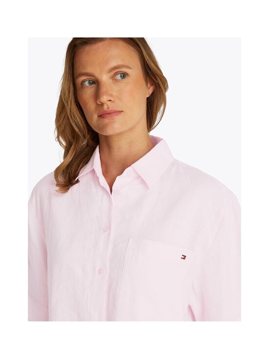 Tommy Hilfiger - Linen- lyhythihainen paita - TOG LIGHT PINK - photo 6 Tommy Hilfiger - Linen- lyhythihainen paita - TOG LIGHT PINK | Stockmann - photo 6