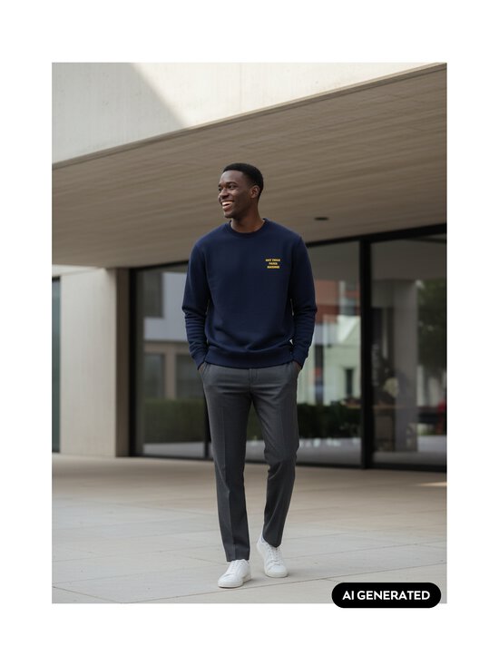 Drôle de Monsieur - Slogan-collegepaita - NY NAVY | Stockmann - photo 4