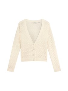 Ted Baker London - Kylana V-neck -palmikkoneuletakki - IVORY | Stockmann