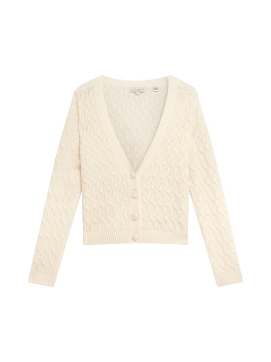Ted Baker London - Kylana V-neck -palmikkoneuletakki - IVORY | Stockmann - photo 1