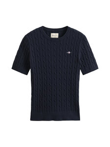 GANT - Palmikkoes kudum Stretch Cotton - 433 EVENING BLUE | Stockmann