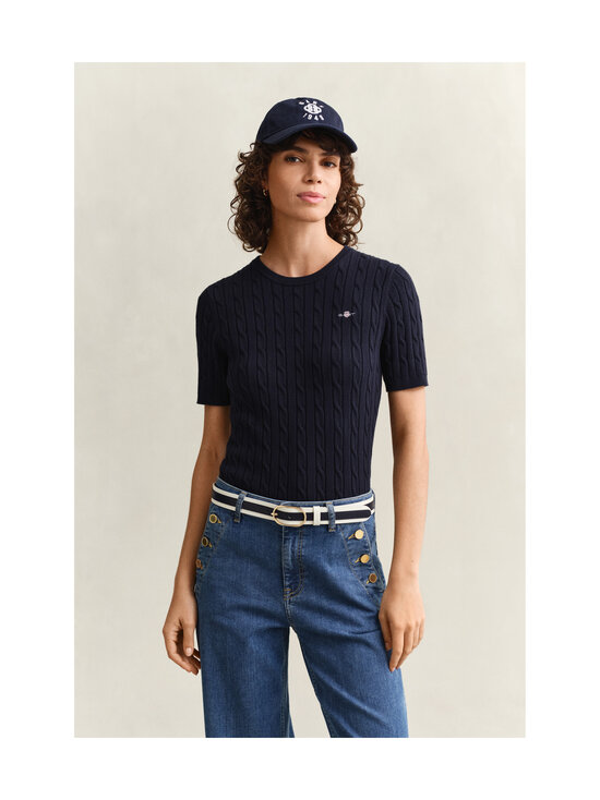 GANT - Palmikkoes kudum Stretch Cotton - 433 EVENING BLUE | Stockmann - photo 2