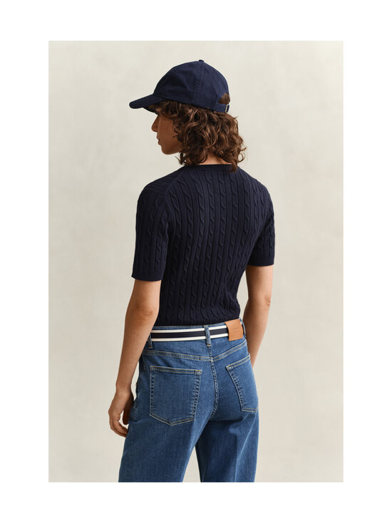 GANT - Palmikkoes kudum Stretch Cotton - 433 EVENING BLUE | Stockmann - photo 3