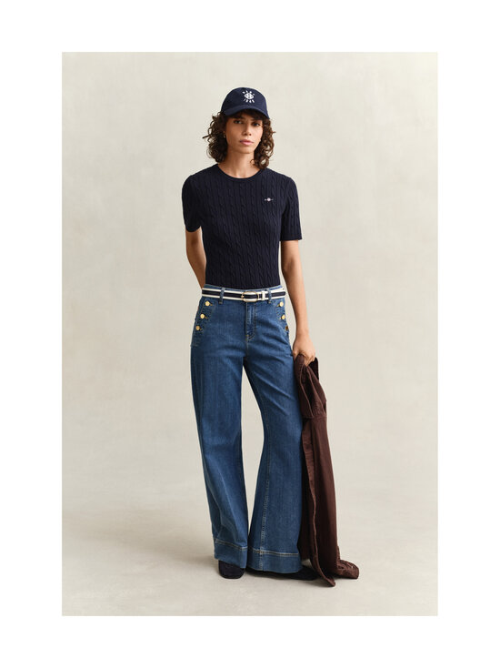 GANT - Palmikkoes kudum Stretch Cotton - 433 EVENING BLUE | Stockmann - photo 5