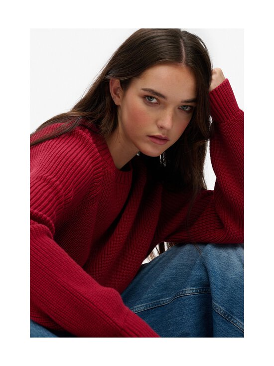 Superdry - Relaxed Rib Jumper -neule - ZUD BORDEAUX RED - photo 5 Superdry - Relaxed Rib Jumper -neule - ZUD BORDEAUX RED | Stockmann - photo 5