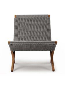 Carl Hansen&Son - Cuba-nojatuoli - TIIKKI,HARMAA | Stockmann