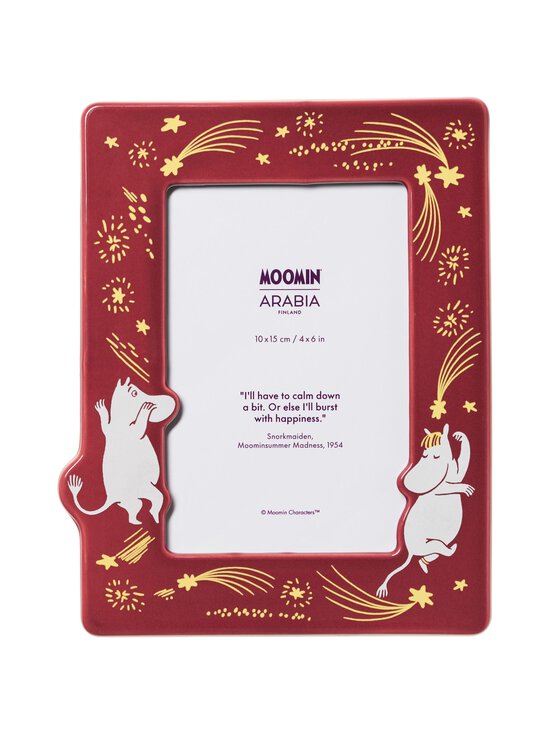 Moomin Arabia - Juhlan Aika -valokuvakehys 10 x 15 cm - RED | Stockmann - photo 1