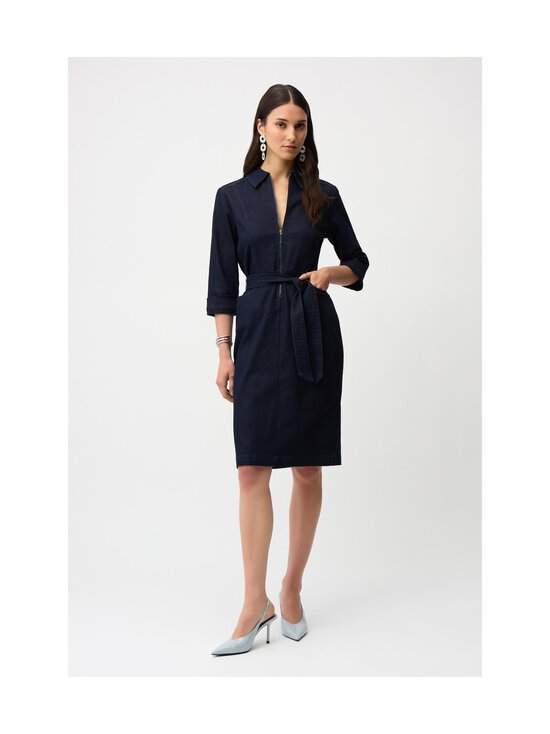 Joseph Ribkoff - Teksakleit Denim Dress With Half Zip - 3302 DARK DENIM BLUE | Stockmann - photo 6