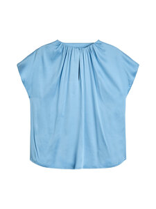 SAND Copenhagen - Siidisegust pluus Leah - 500 BLUE | Stockmann