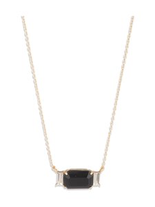 Lauren Ralph Lauren - Kaelakee Box Stone Pendant - 001 GLD/JET | Stockmann