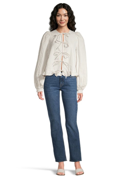 by TiMo - Seersucker Bow -pusero - 816 - KHAKI STRIPE | Stockmann - photo 2