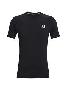 Under Armour - HG Armour Fitted -treenipaita - 001 BLACK / / WHITE | Stockmann