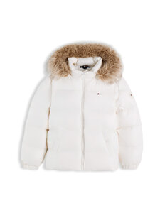 Tommy Hilfiger - Essential stepēta jaka - YBH OFF WHITE | Stockmann