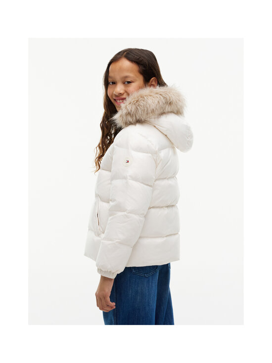 Tommy Hilfiger - Essential stepēta jaka - YBH OFF WHITE | Stockmann - photo 3