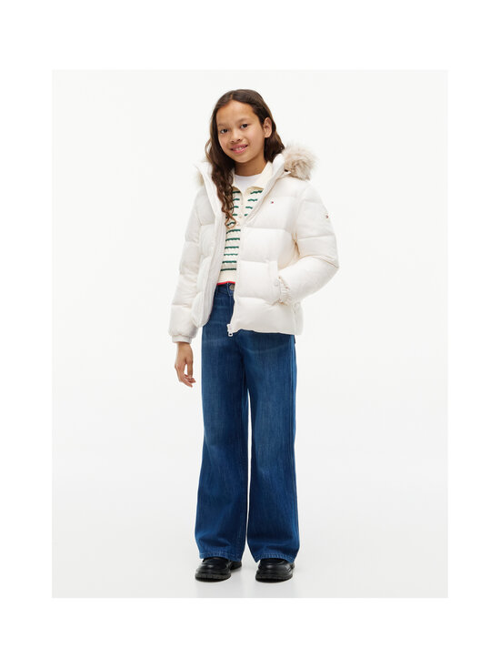 Tommy Hilfiger - Essential stepēta jaka - YBH OFF WHITE | Stockmann - photo 4