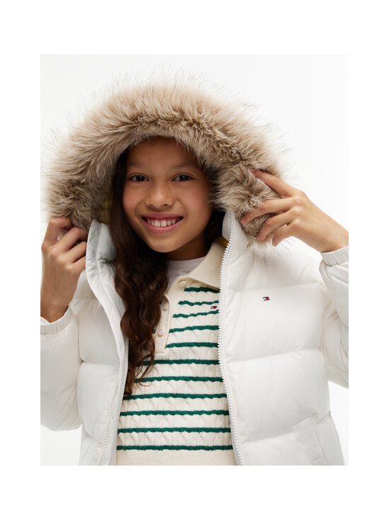 Tommy Hilfiger - Essential stepēta jaka - YBH OFF WHITE | Stockmann - photo 6